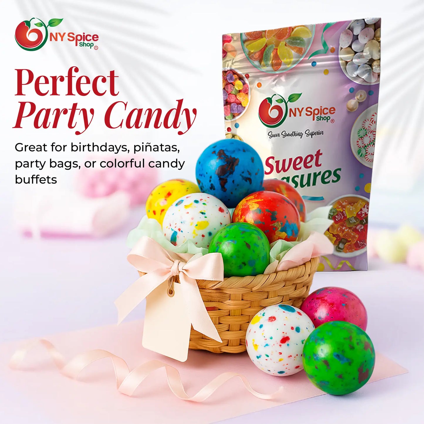 Assorted Jawbreakers with Candy Center - 2.25 Inches - NY Spice Shop