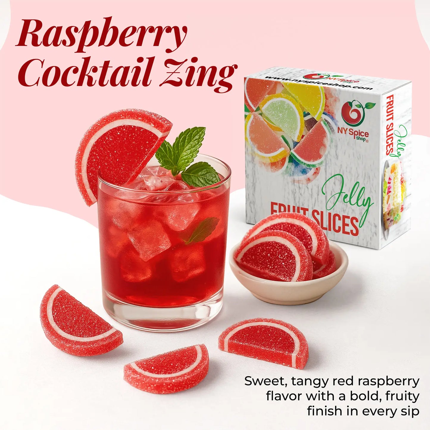 Red Raspberry Fruit Slices - NY Spice Shop