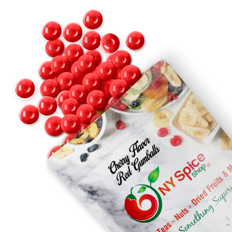 Red Gumballs - Cherry Flavor - NY Spice Shop