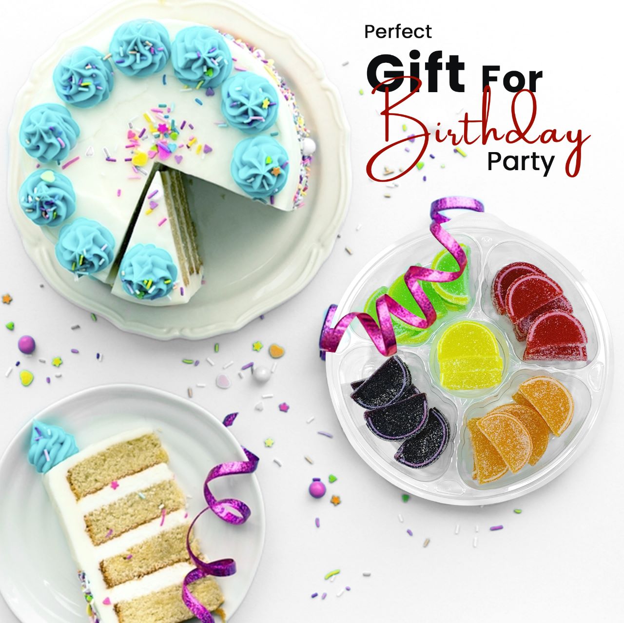 Mix Fruit Jelly Slices Assortment Tray - NY Spice Shop