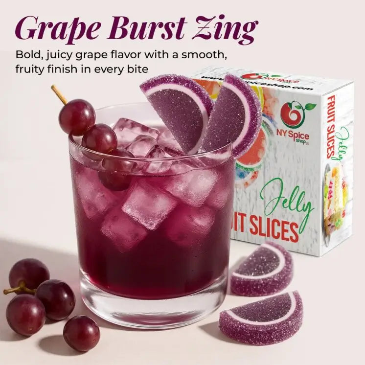 Grape Fruit Jelly Fruit Slices - NY Spice Shop