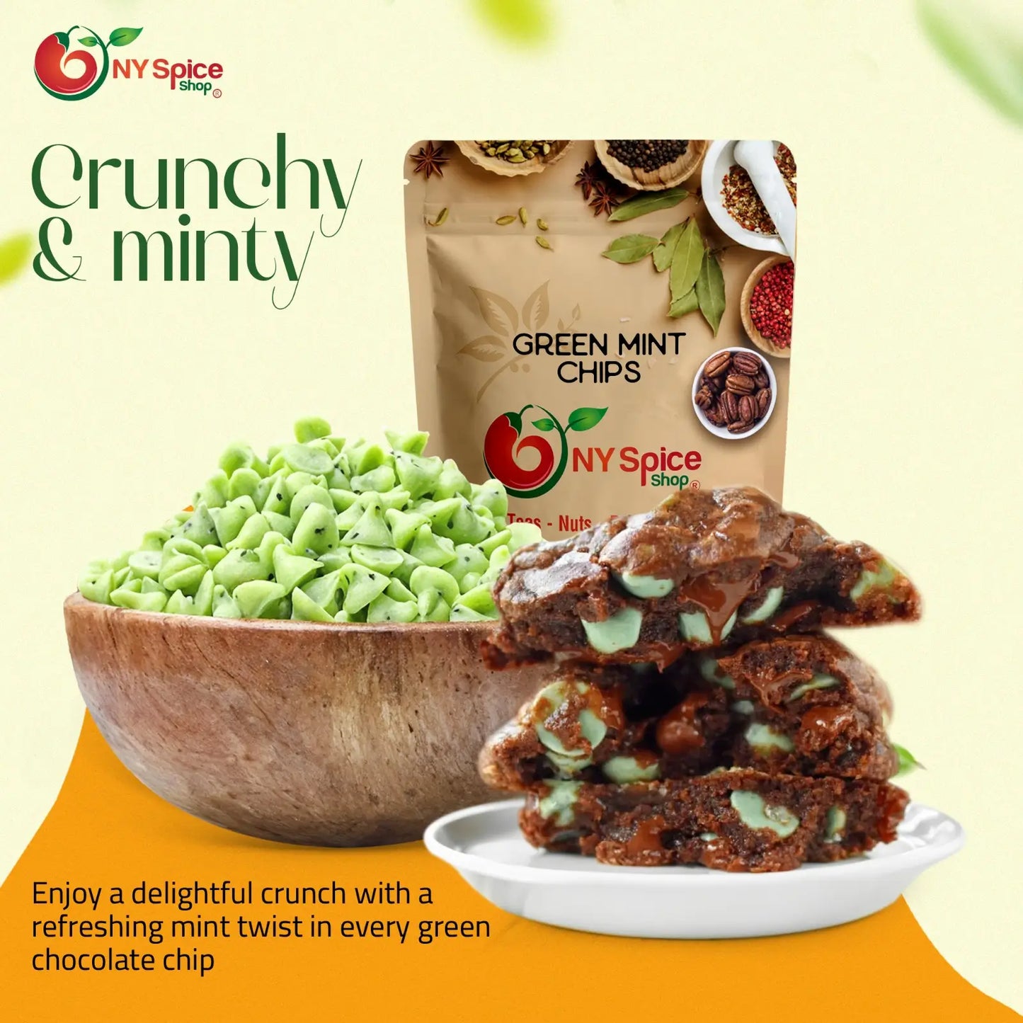 Green Mint Chips - NY Spice Shop