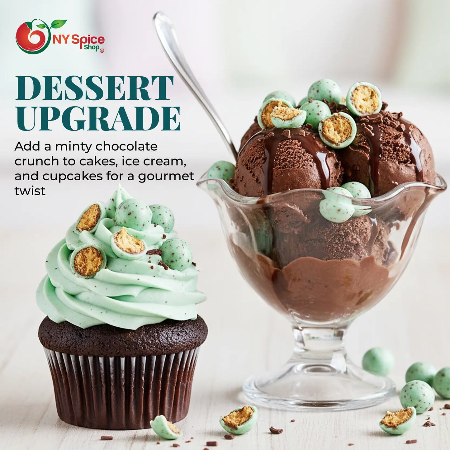 Mint Chip Malt Balls - Malt Balls - NY Spice Shop