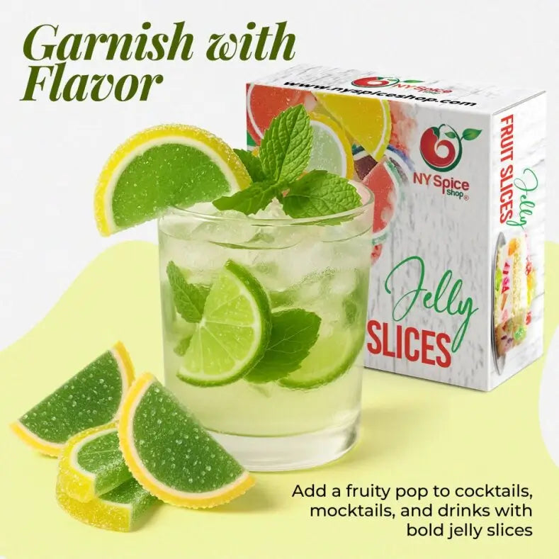 Key Lime Jelly Fruit Slices