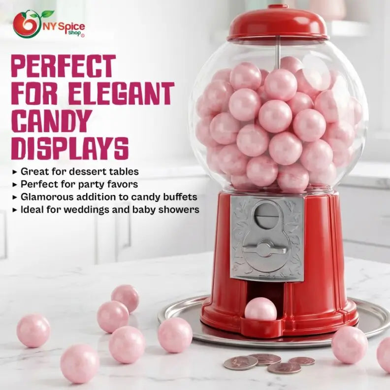 Light Pink Shimmer Gumballs - Tutti Frutti Flavor
