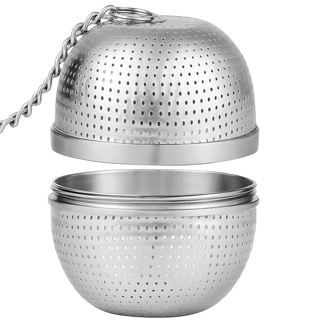 Tea, Spice Infuser - Stainless Steel Mesh, Fine Threaded Connection