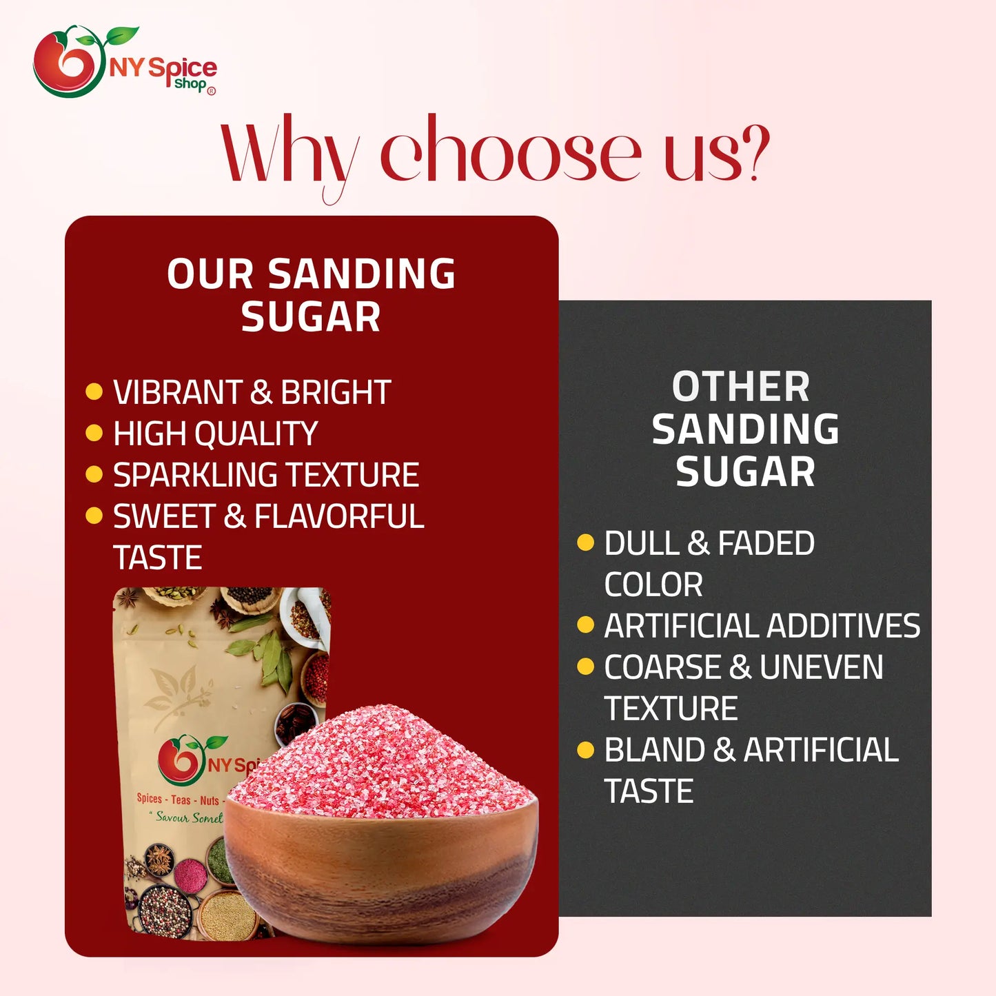 Valentine Sanding Sugar - NY Spice Shop