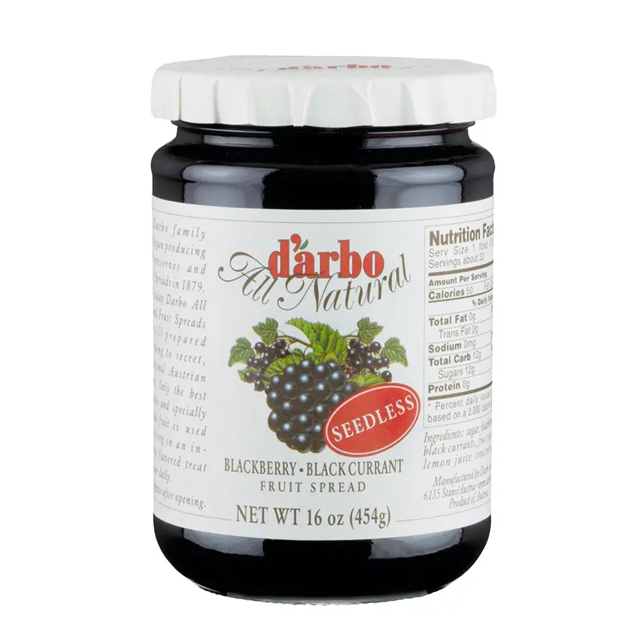 Blackberry Black Currant Seedless Jam - 16Oz - NY Spice Shop Blackberry Black Currant Seedless Jam - 16Oz - NY Spice Shop