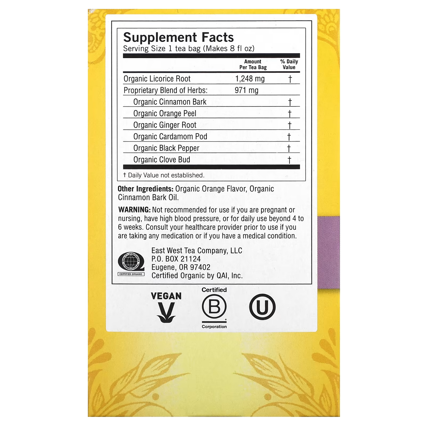 Egyptian Licorice Tea - Ayurvedic Tea - NY Spice Shop