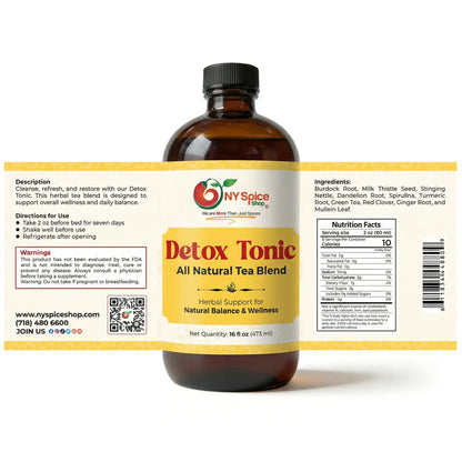 Detox Tonic Natural Tea Blend - NY Spice Shop