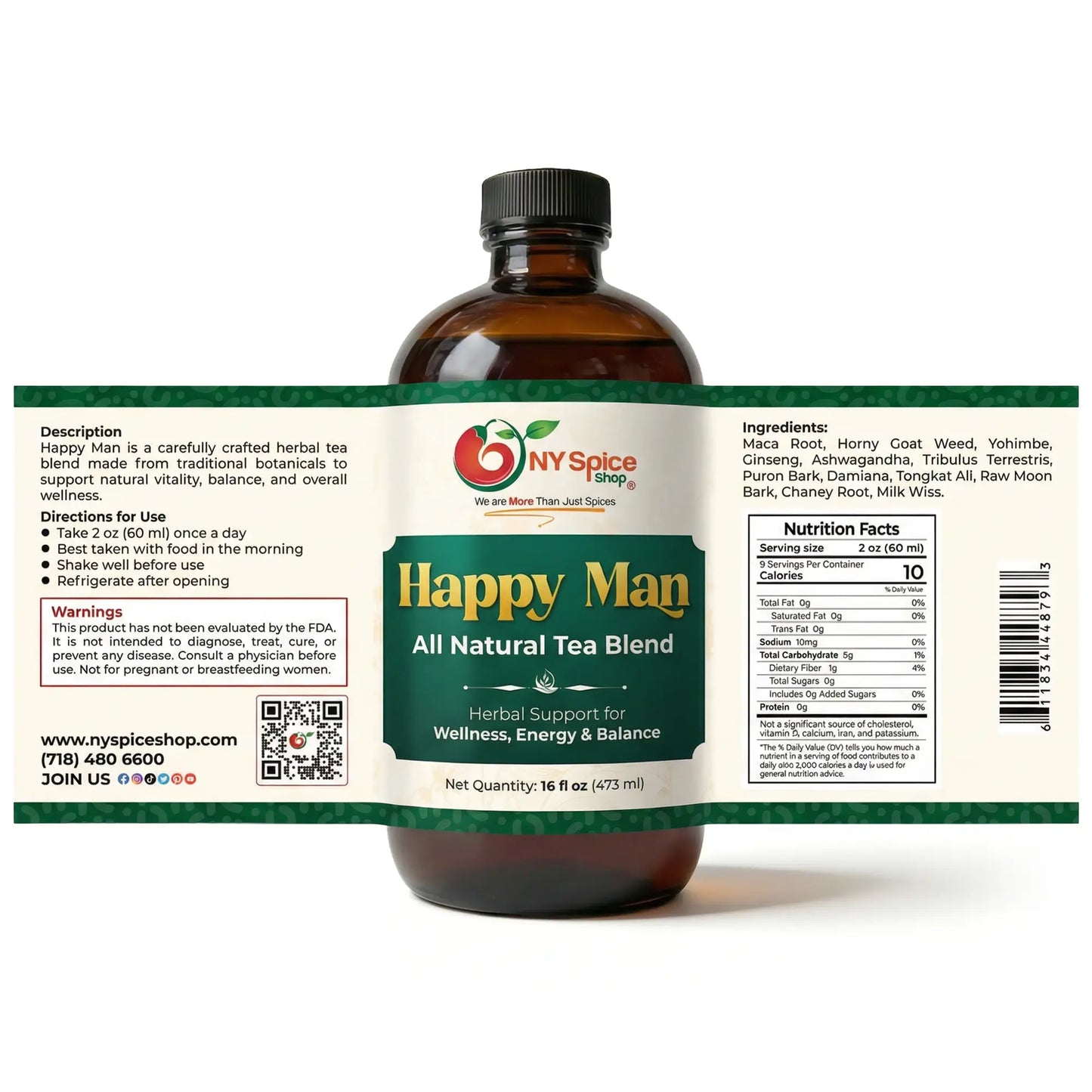 Happy Man Natural Tea Blend