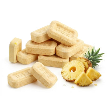 PEZ Sour Pineapple Candy Unwrapped