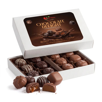 Mixed Chocolate Caramels Gift Box