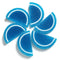 Blue Raspberry Jelly Fruit Slices