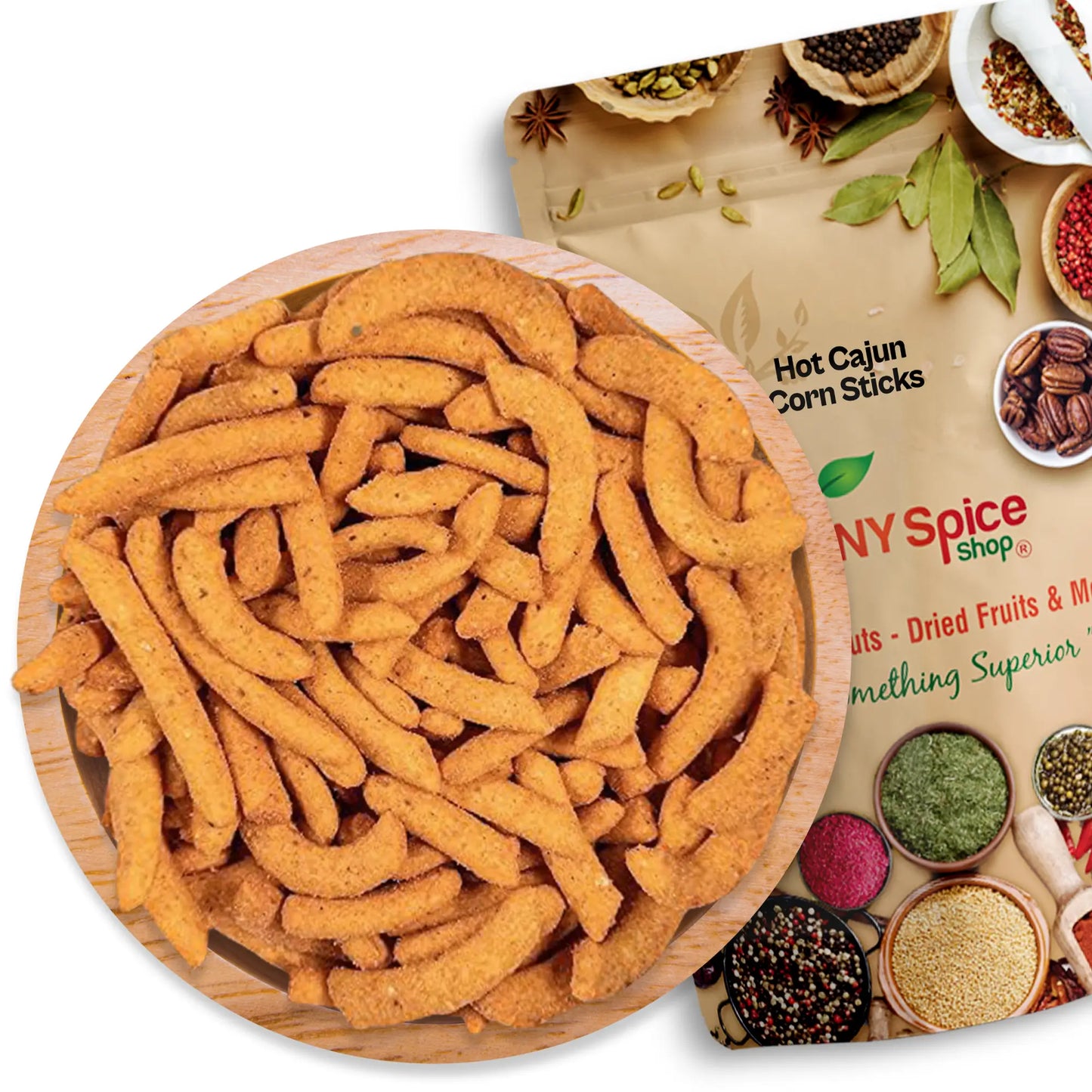 Hot Cajun Corn Sticks - NY Spice Shop