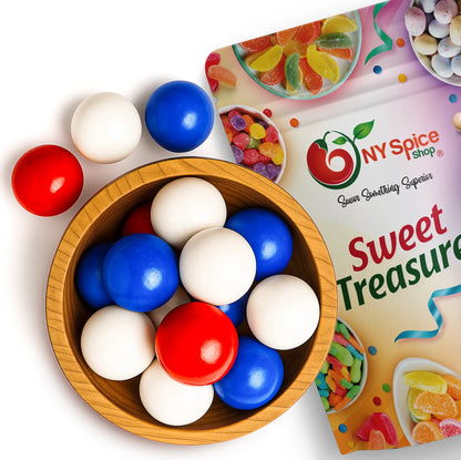 Red, Blue & White Gumballs