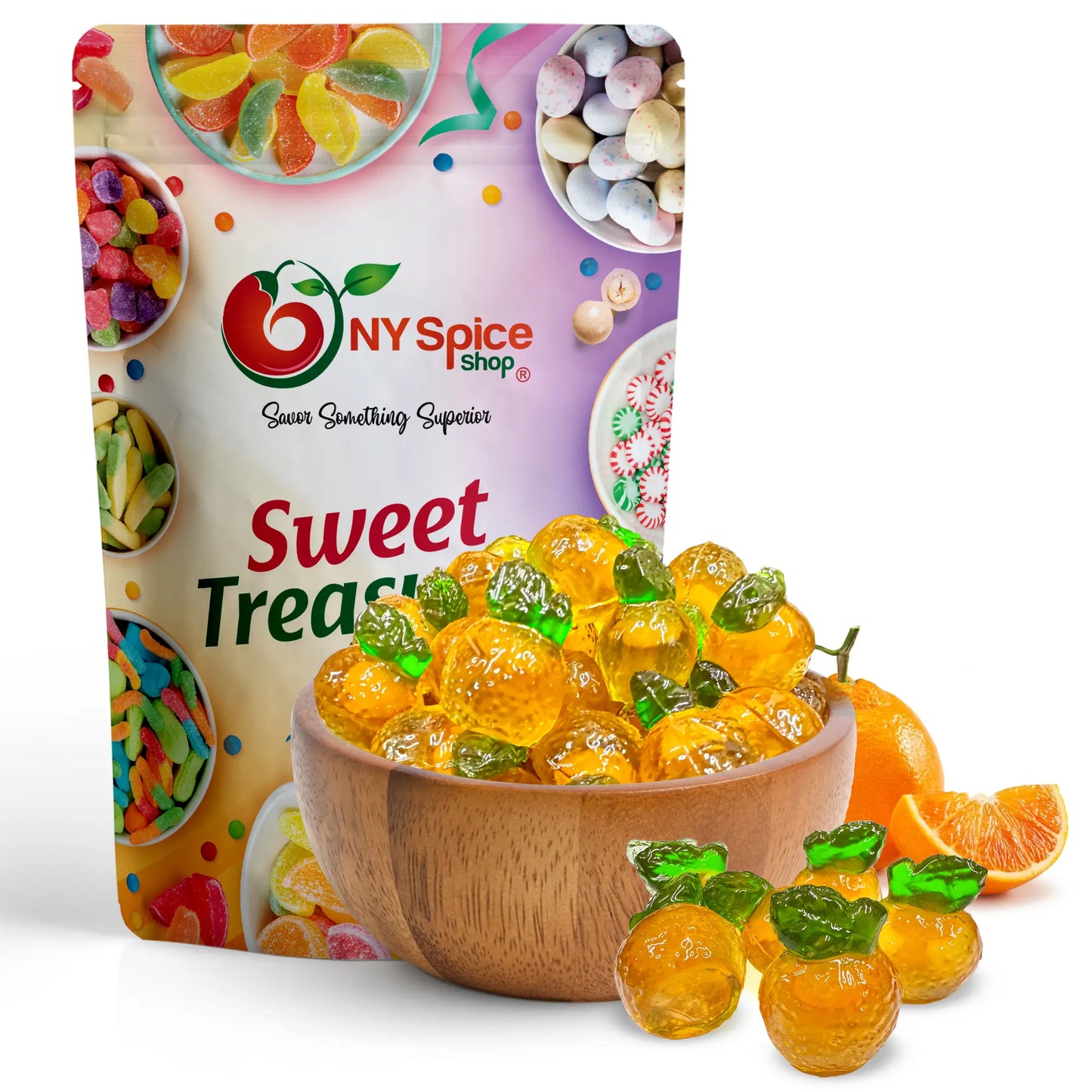 Orange Fruit Filled Gummy - NY Spice Shop