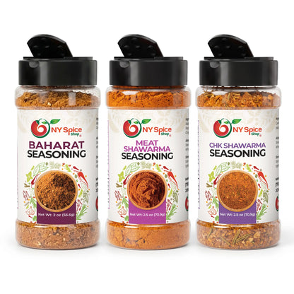 Middle Eastern Shawarma Seasoning - 2 Oz Jar / Set of 3