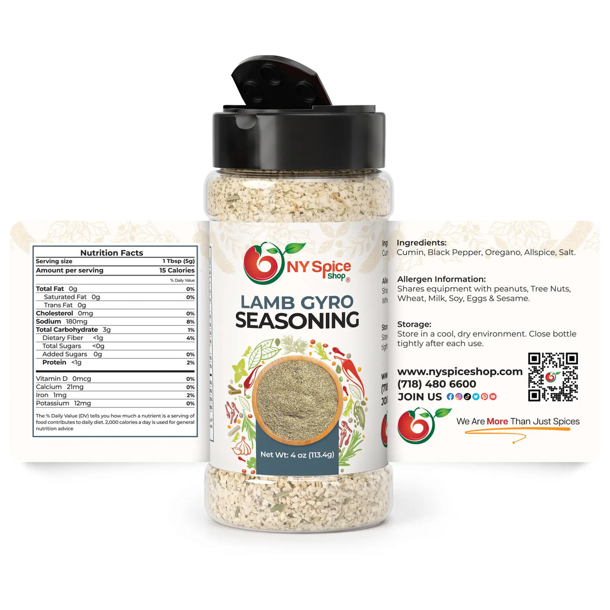 Lamb Gyro Seasoning - Jar
