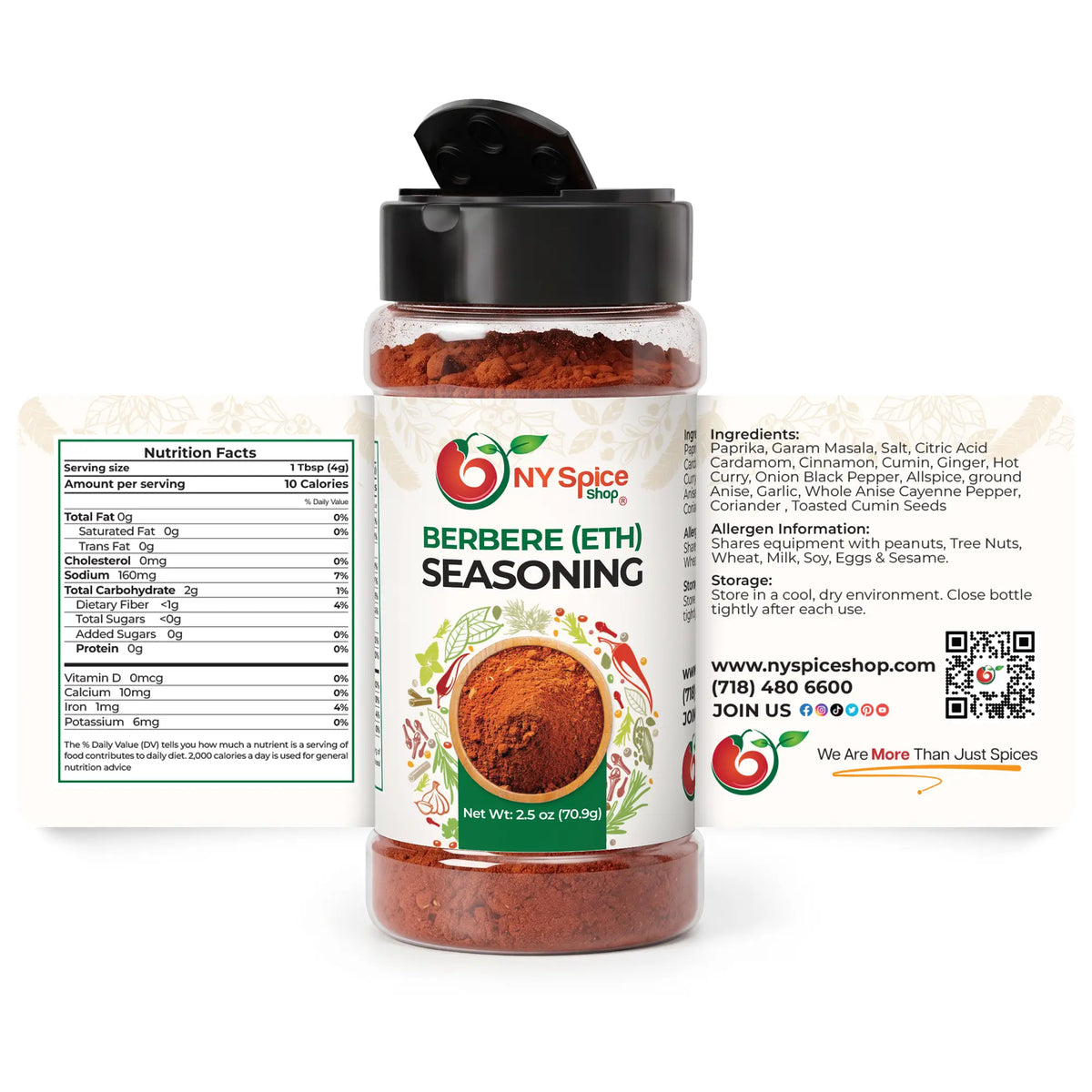 Ethiopian Berbere Seasoning - Jar