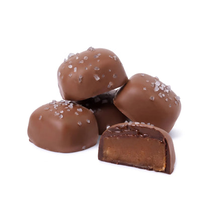 Milk Chocolate Sea Salt Caramel Square