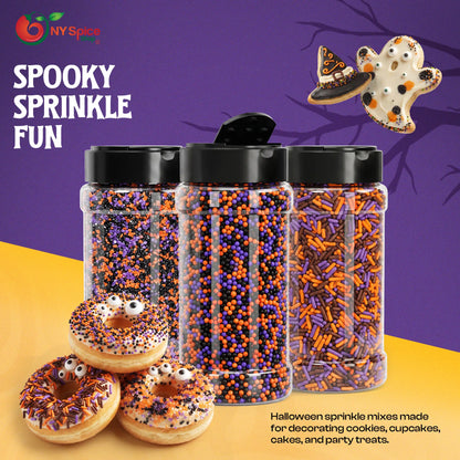 Halloween Baking supplies - Nonpareils, Sprinkles & Sanding sugar