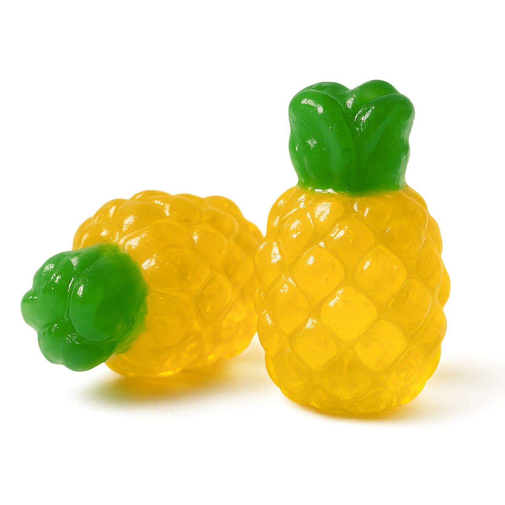 新品　164 GUMMYS Pineapple Yellow Ice Ber Gummy Pineapple Candy - GT - GoTo Tea by New Midori Trading Inc.