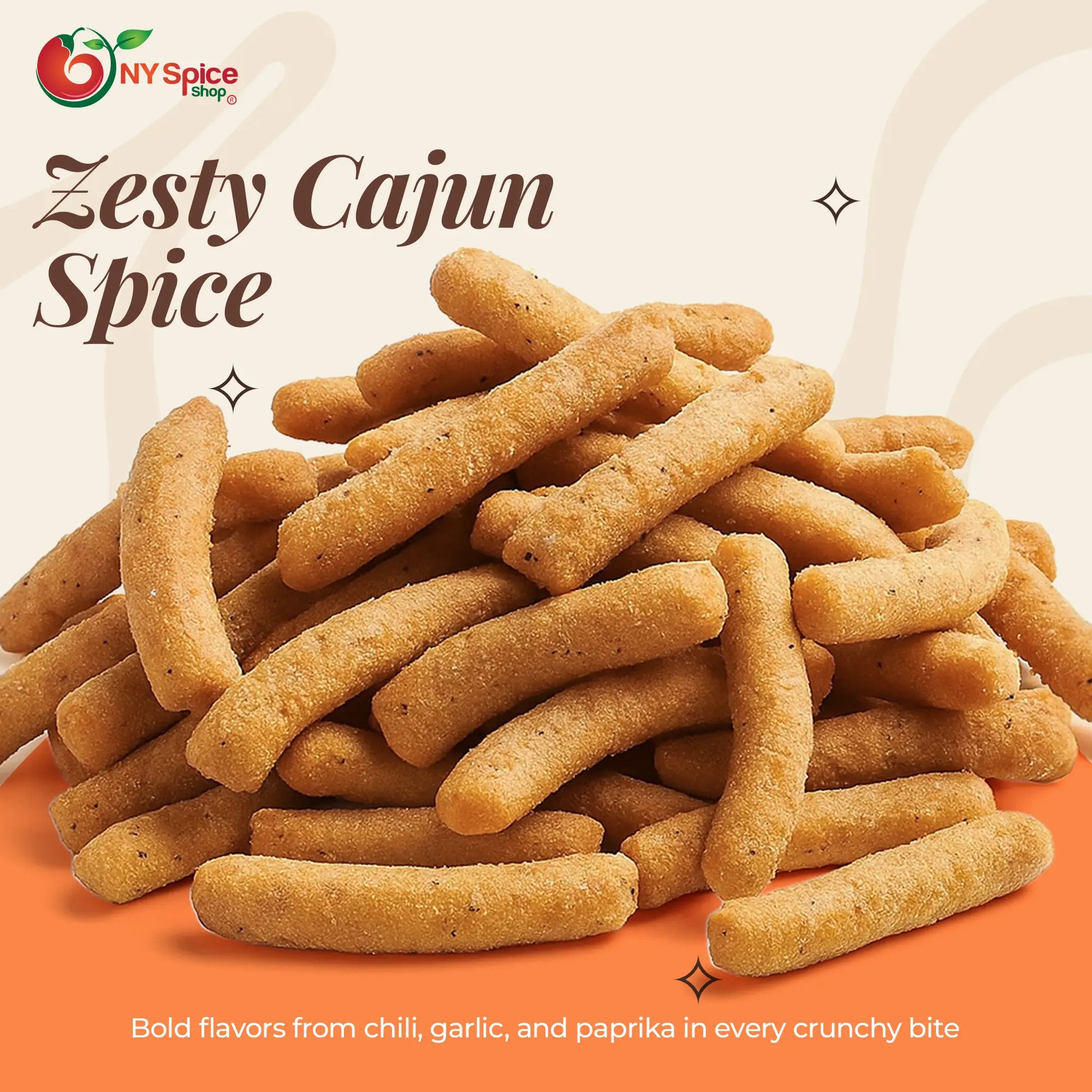 Hot Cajun Corn Sticks - NY Spice Shop