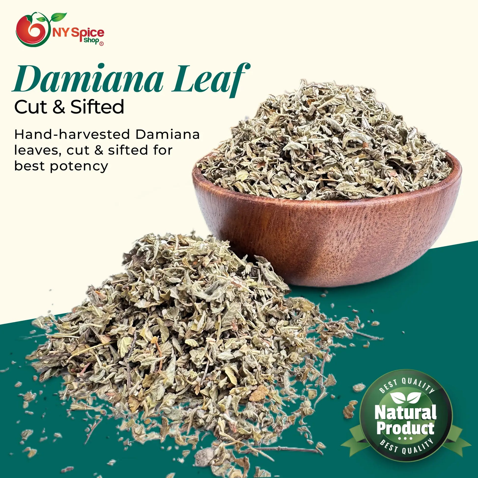 Damiana Leaf - Cut & Sifted - NY Spice Shop