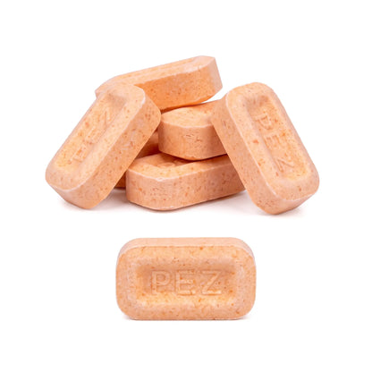 PEZ Orange Candy Unwrapped