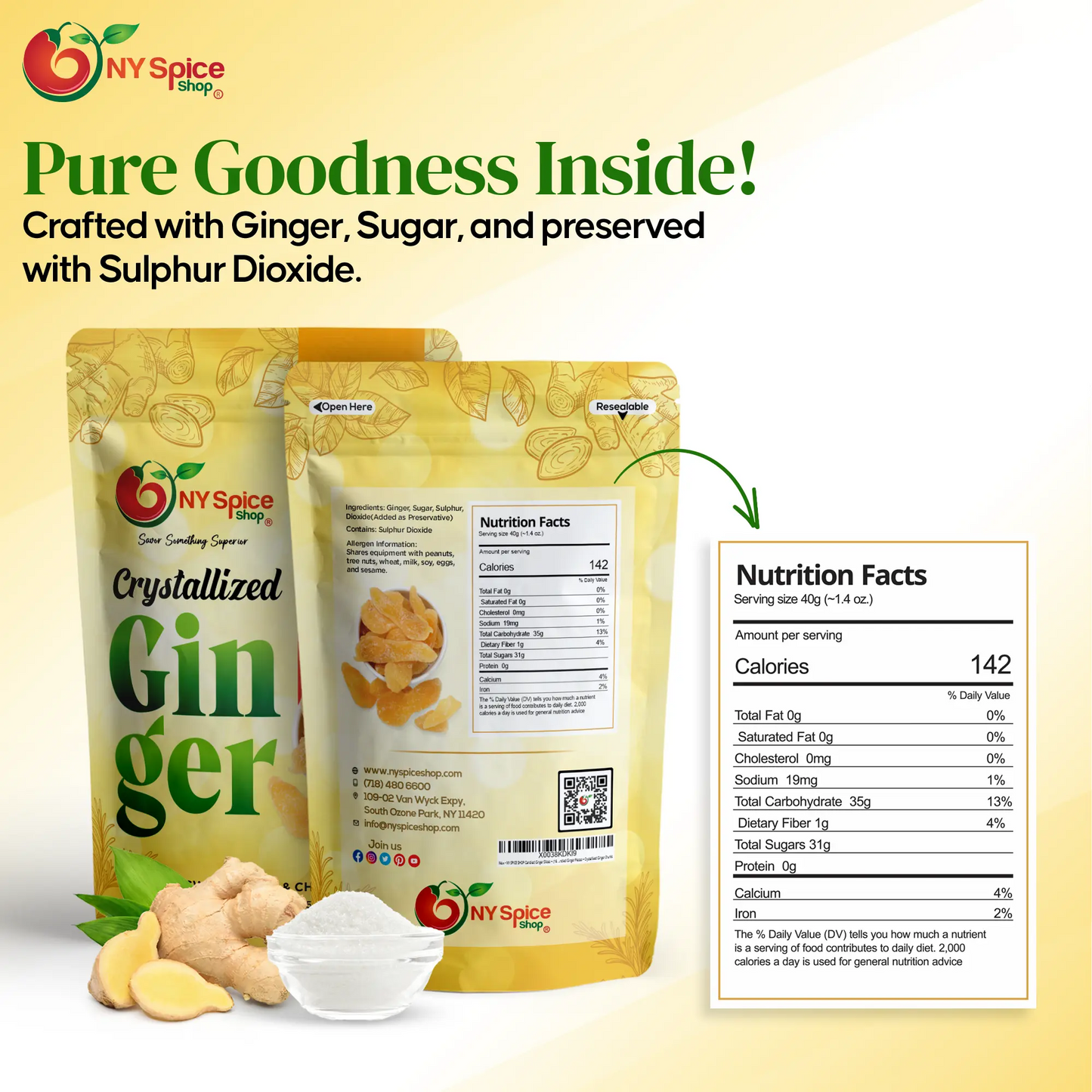 Crystallized_Ginger - NY Spice Shop