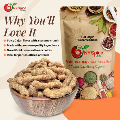Hot Cajun Sesame Sticks - NY Spice Shop