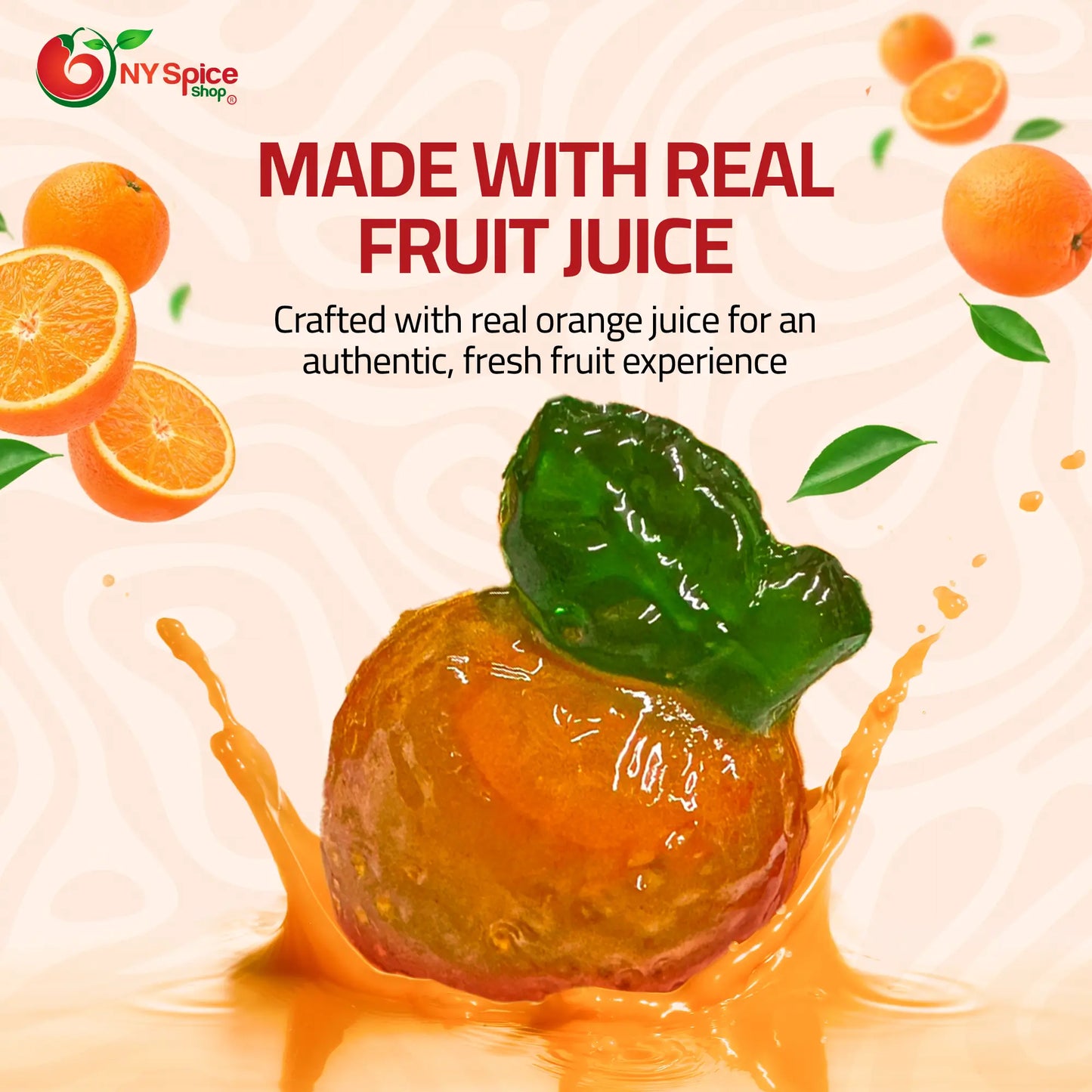 Orange Fruit Filled Gummy - NY Spice Shop