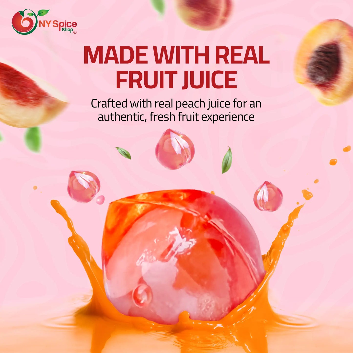 Peach Fruit Filled Gummy - NY Spice Shop