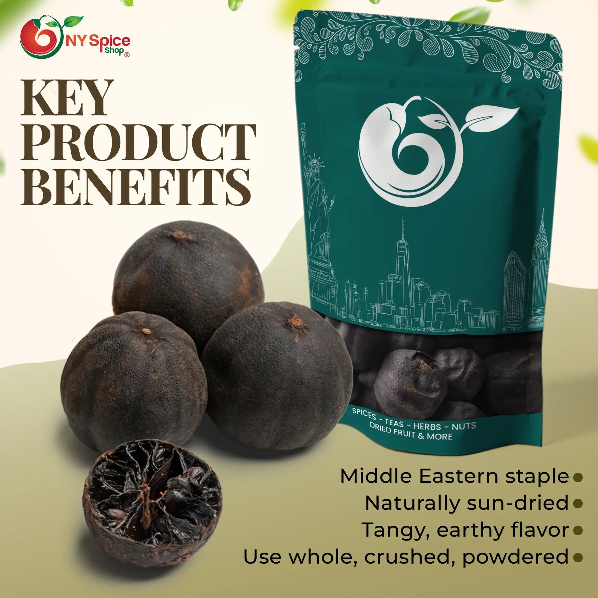 Dried Black Lemons - NY Spice Shop