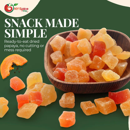 Diced Papaya