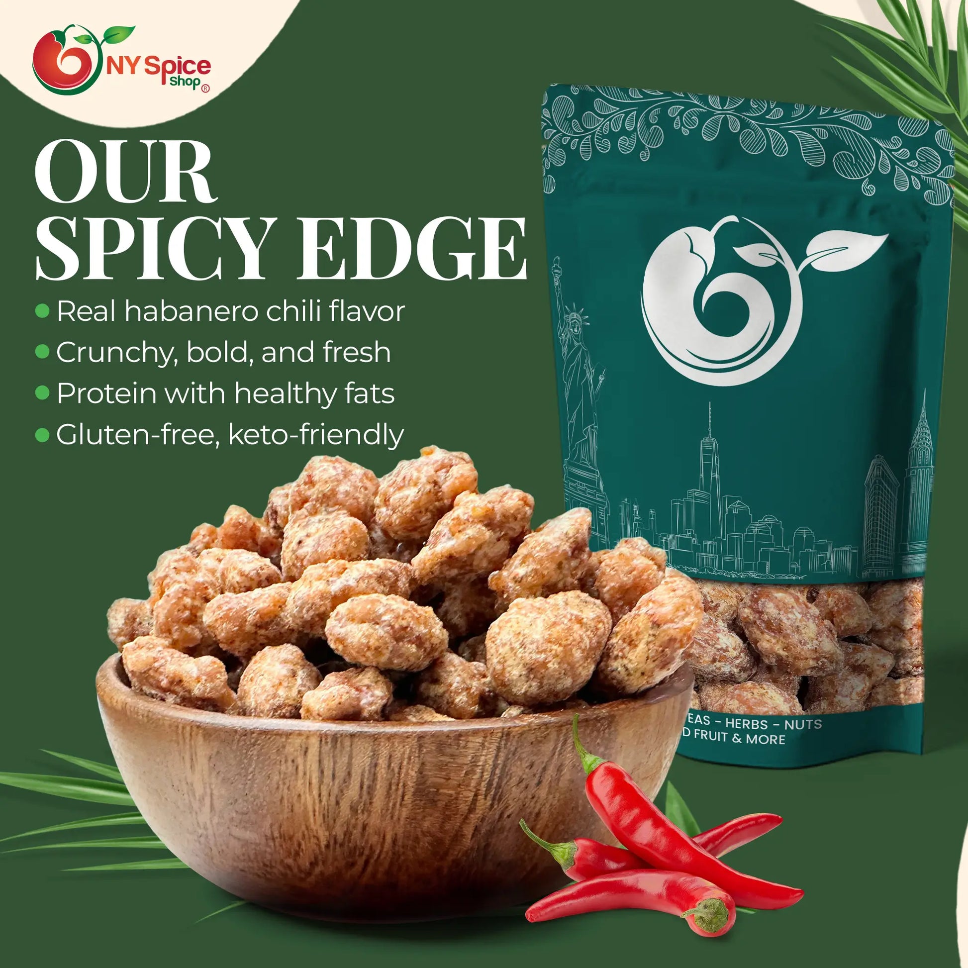 Habanero Almonds - NY Spice Shop