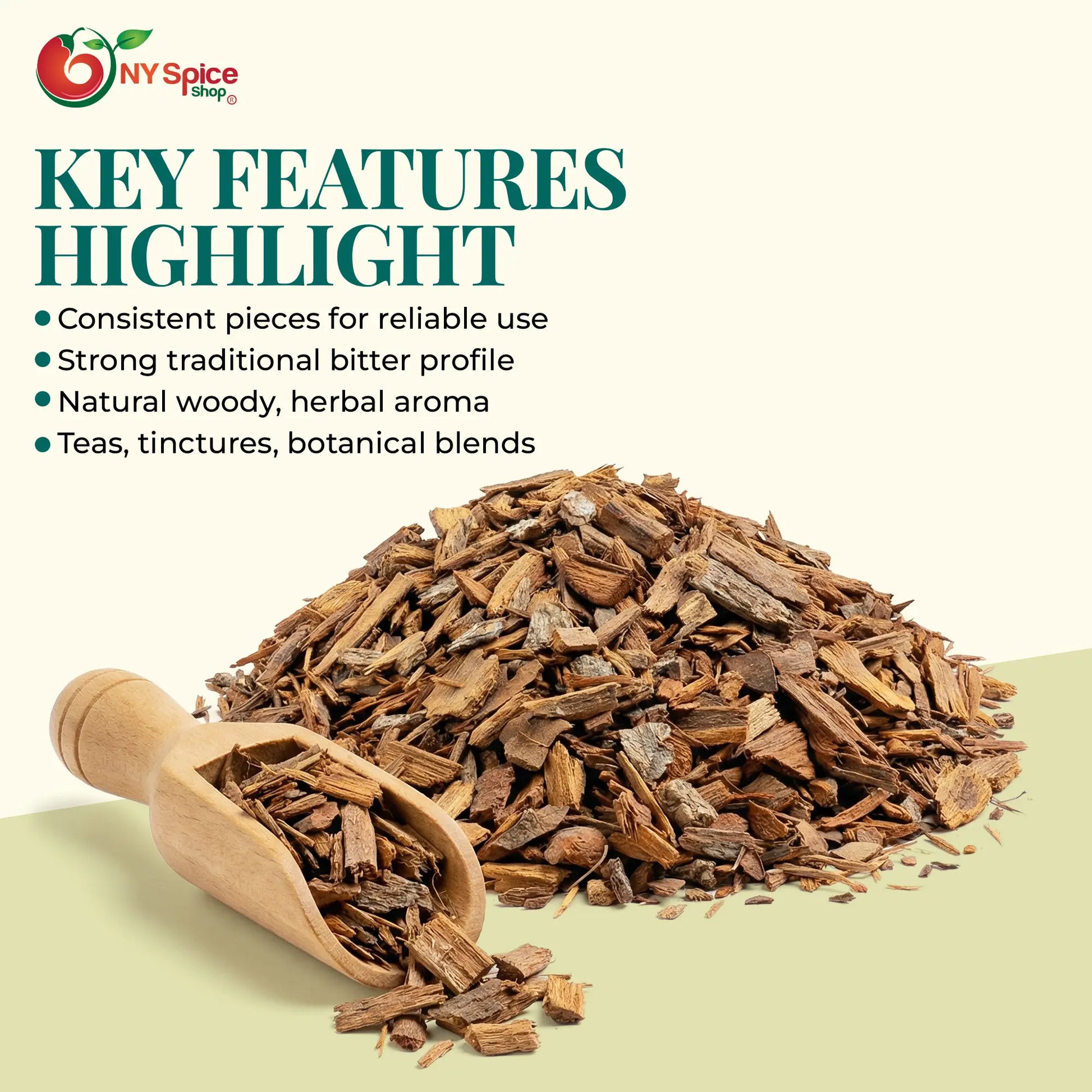 Cinchona Bark - Cut & Sifted - NY Spice Shop