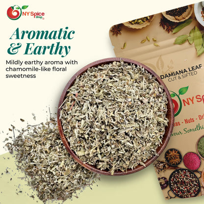 Damiana Leaf - Cut & Sifted - NY Spice Shop