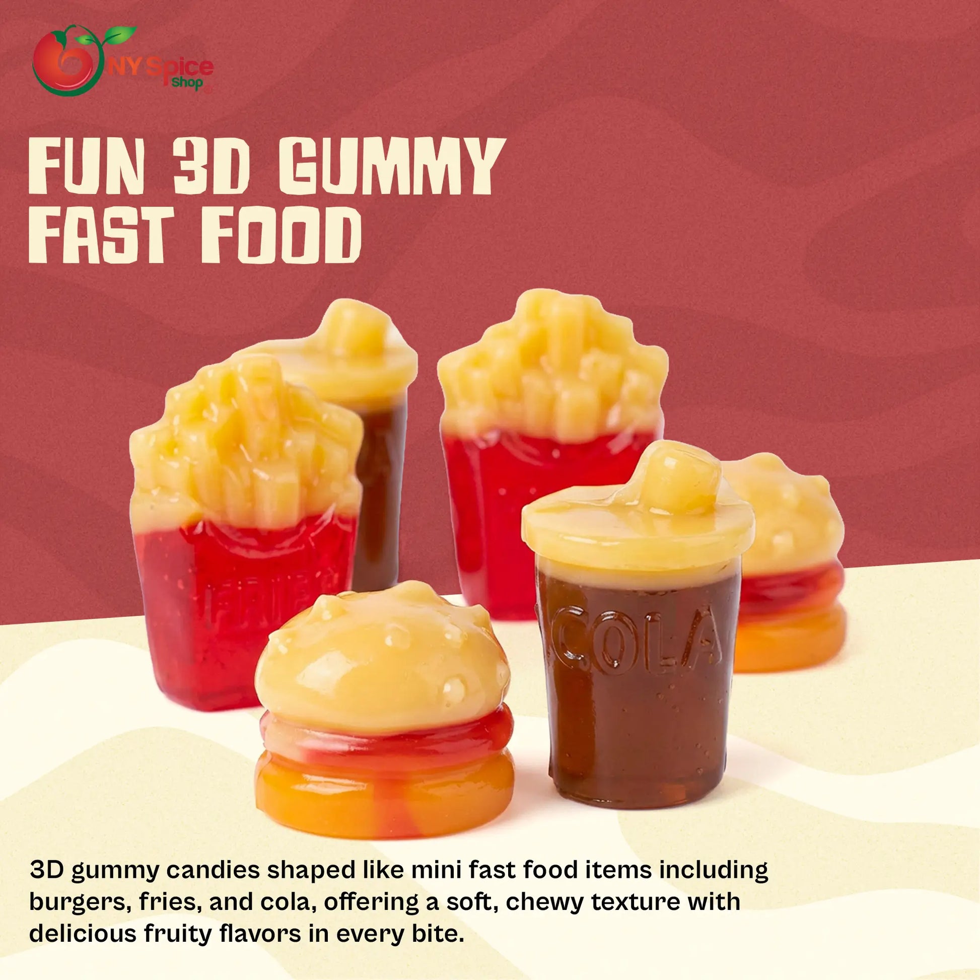 Gummy Fast Food 3D Gummies - NY Spice Shop