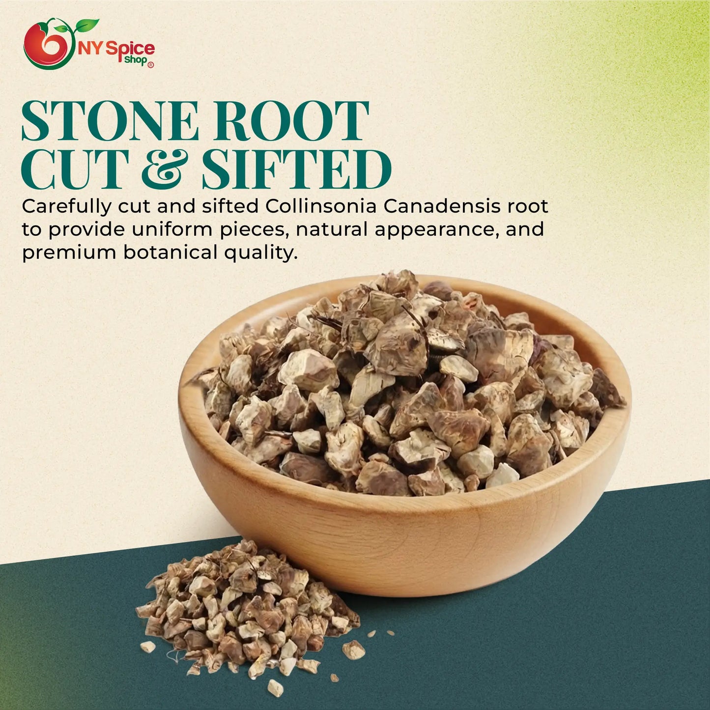 Stone Root Cut & Sifted