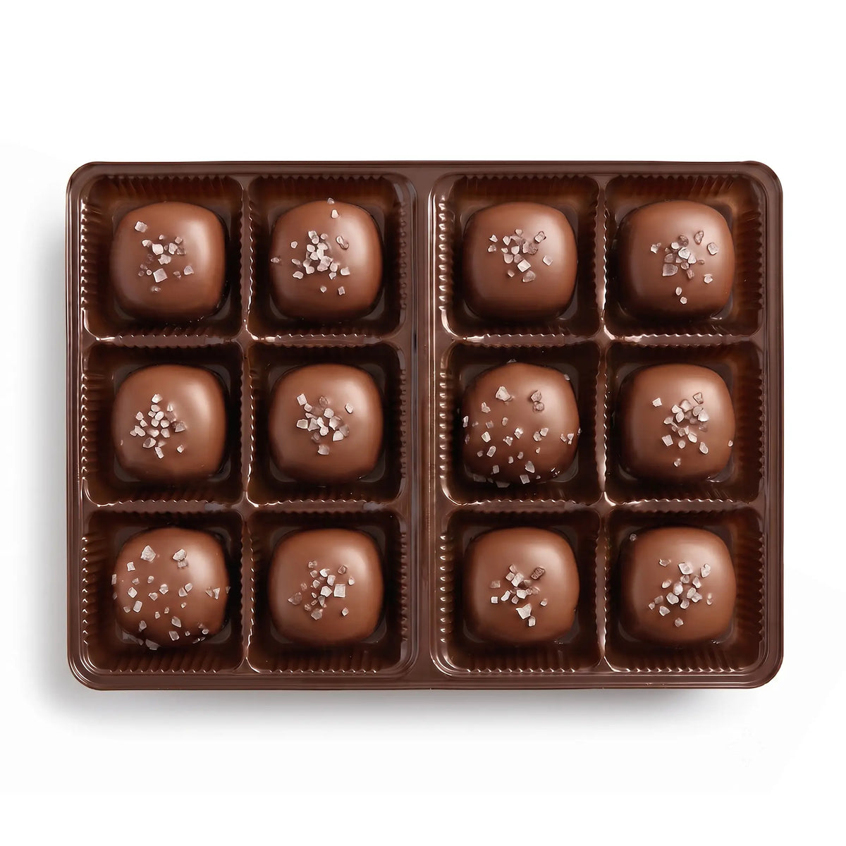 Milk Chocolate Sea Salt Caramel Square