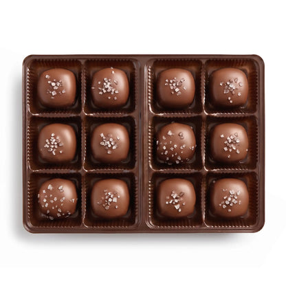 Milk Chocolate Sea Salt Caramel Square