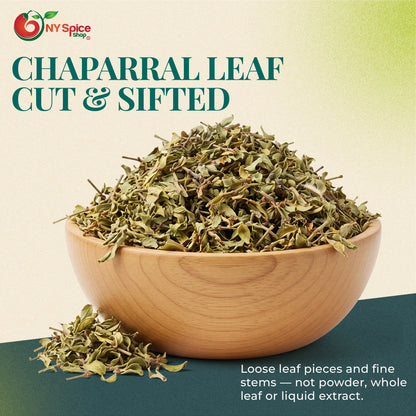 Chaparral Leaf Wild Crafted Cut & Sifted
