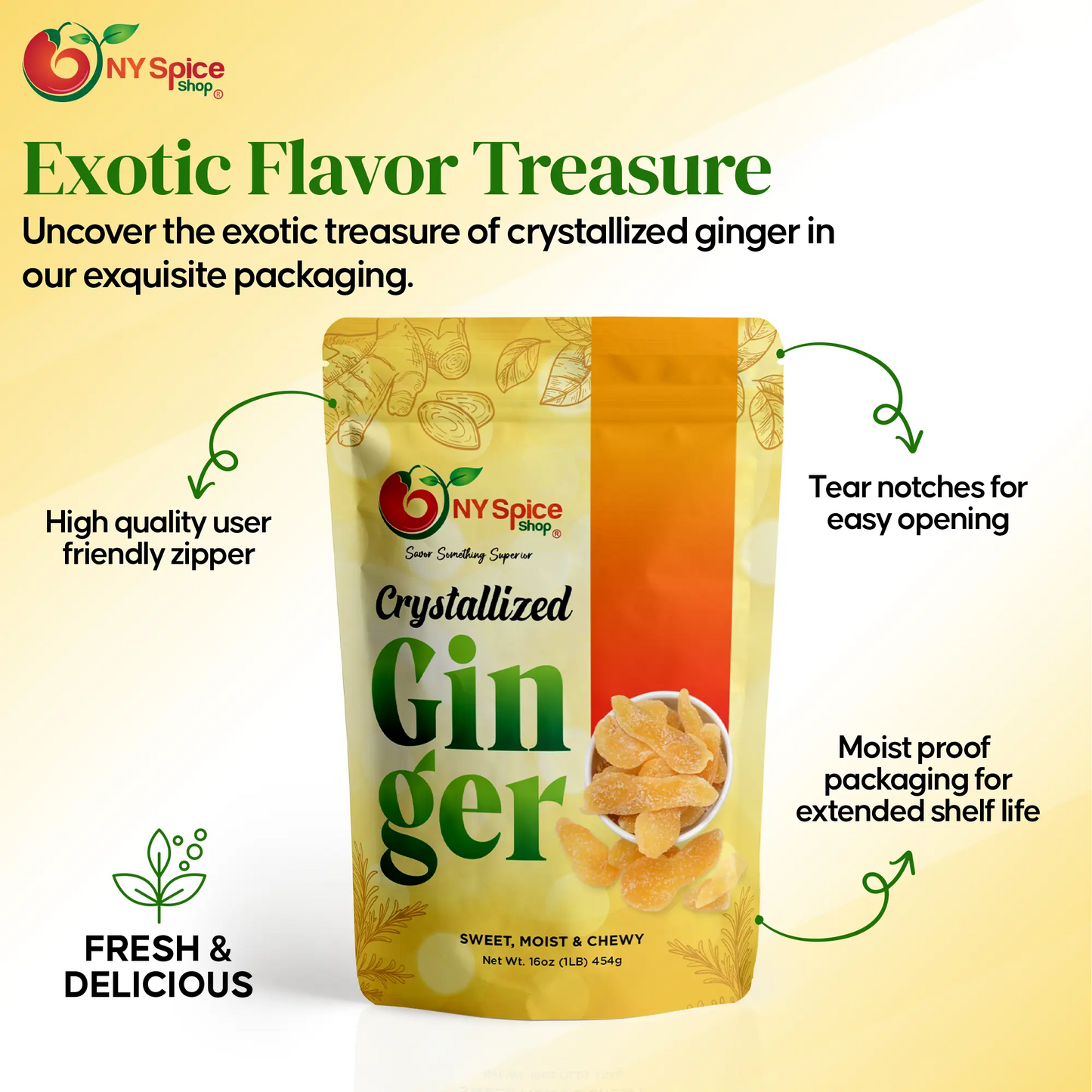 Crystallized_Ginger - NY Spice Shop