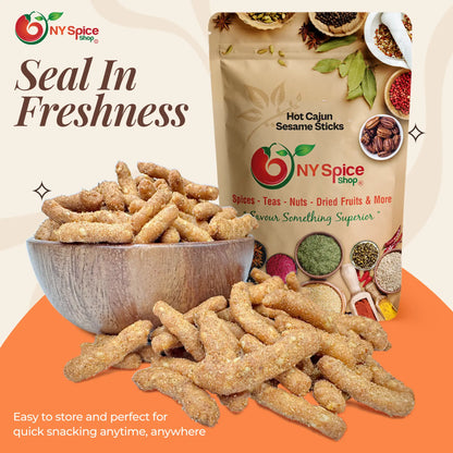 Hot Cajun Sesame Sticks - NY Spice Shop