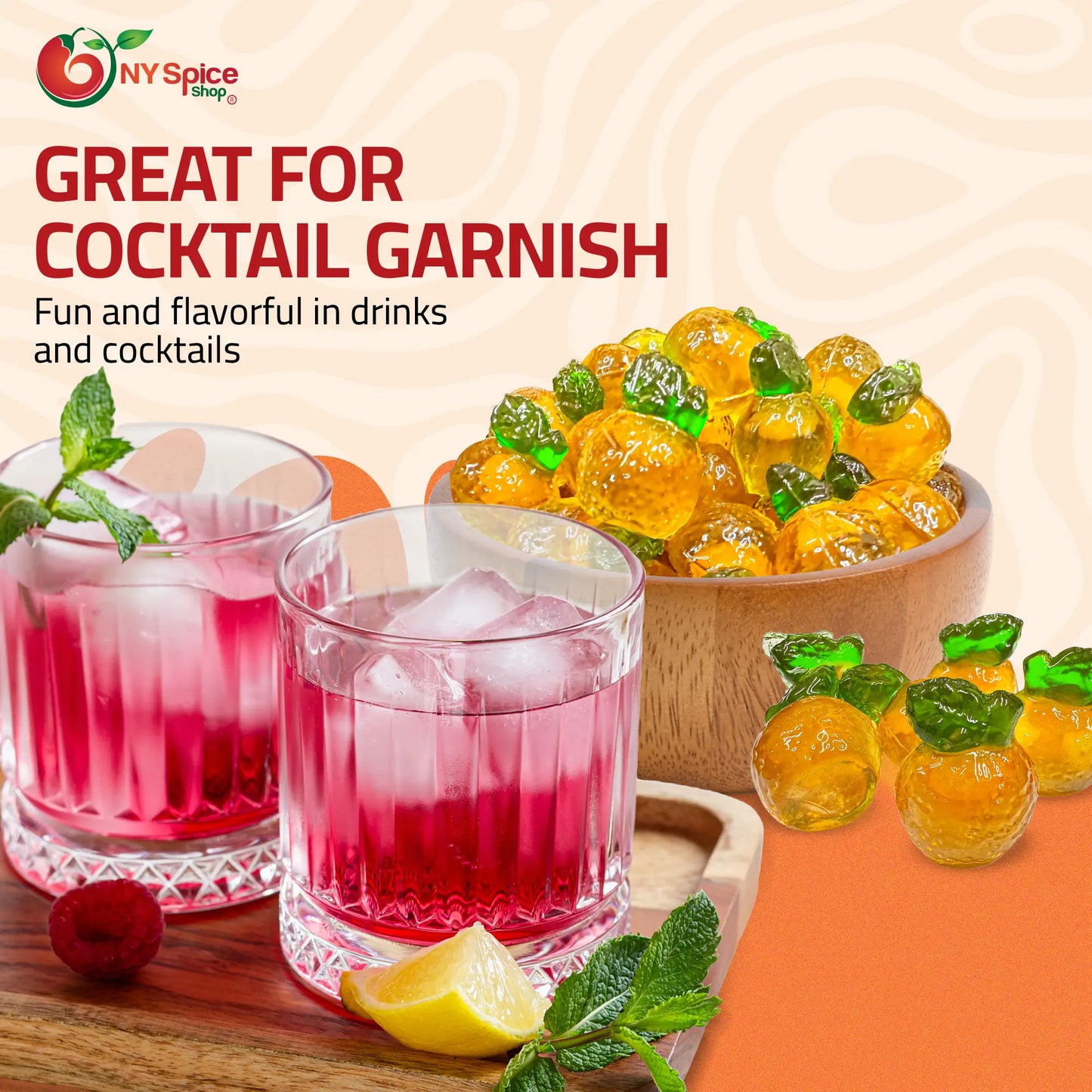 Orange Fruit Filled Gummy - NY Spice Shop