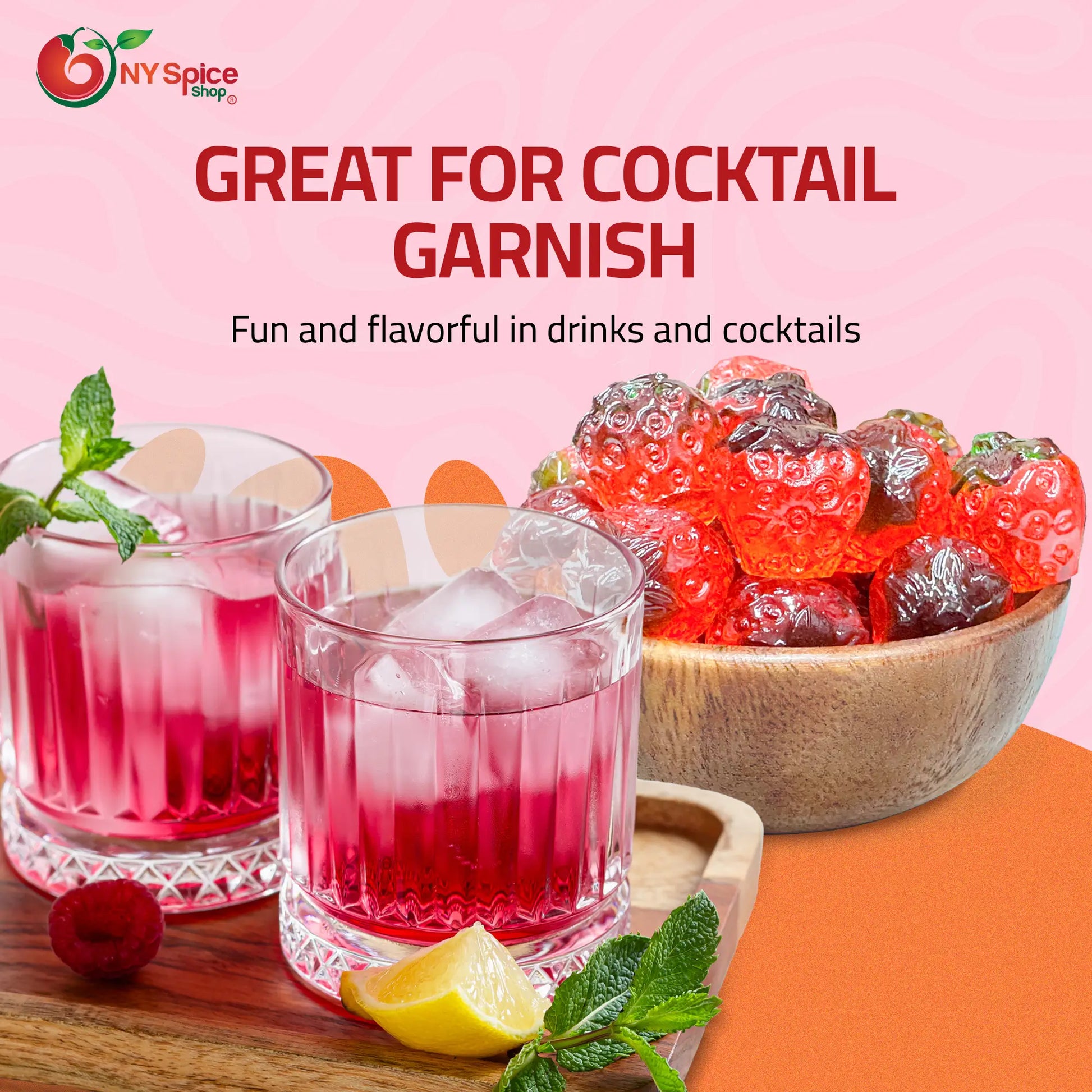 Strawberry Fruit Gummy - NY Spice Shop