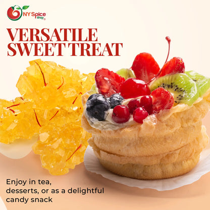 Crystal Rock Candy with Saffron - NY Spice Shop