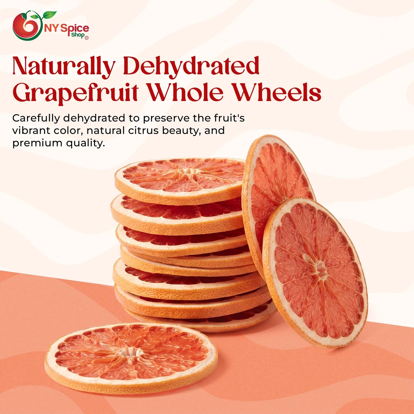 Dehydrated Grapefruit Whole Wheel